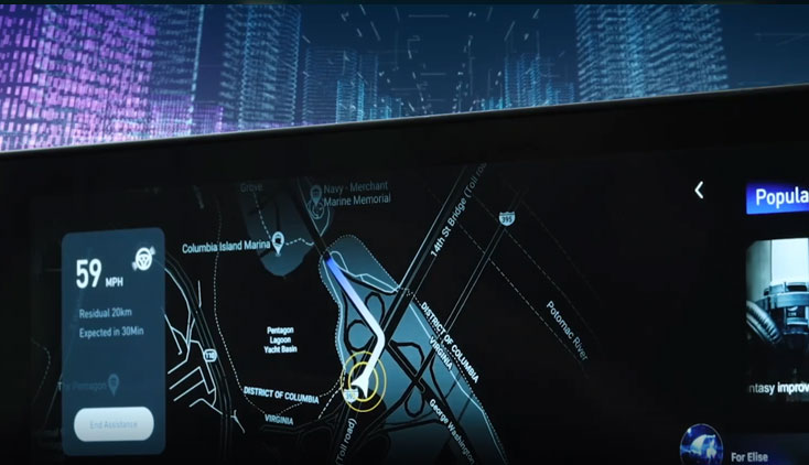 車(chē)載創(chuàng)意視頻TIANMA