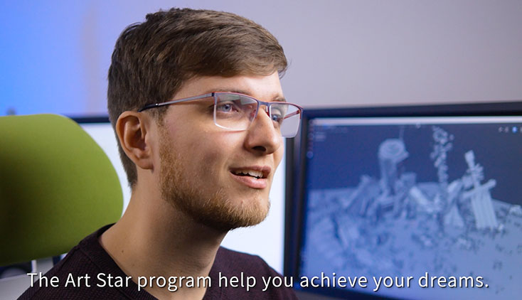 藝術(shù)之星采訪視頻